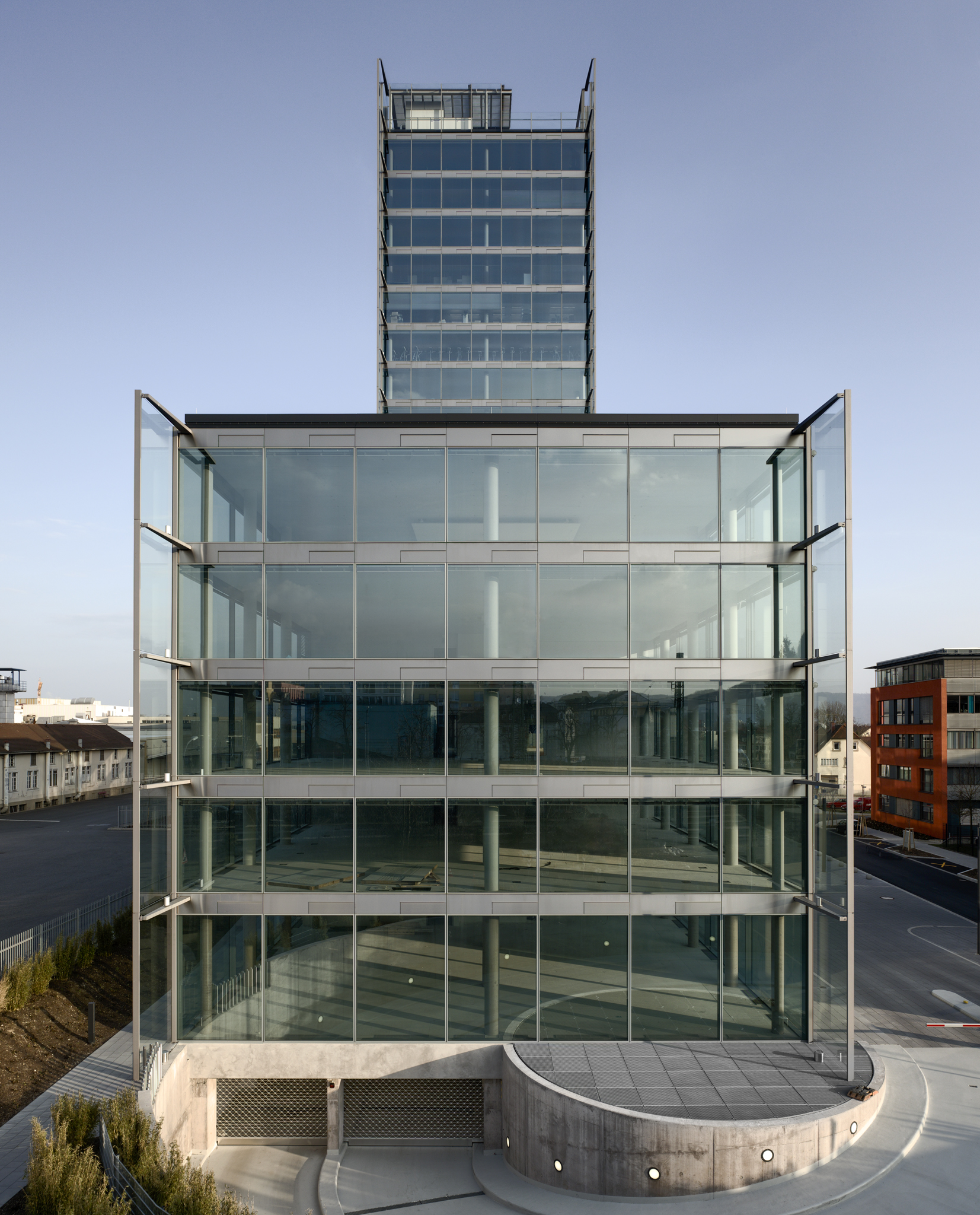 Hegau Tower Singen – Abendansicht