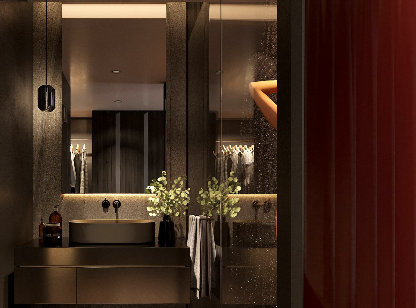 Hotel Affalterbach – Badezimmer