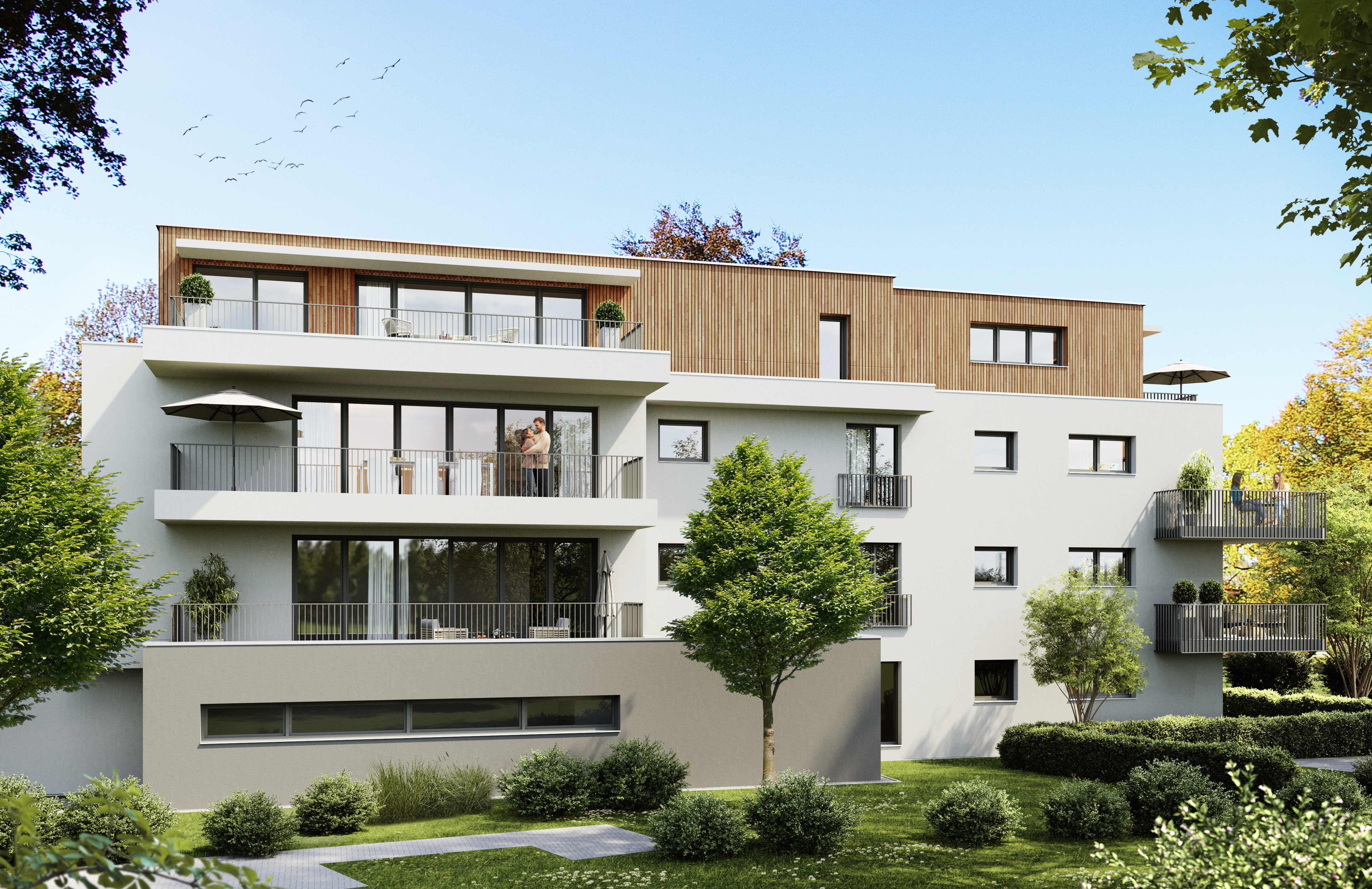 PEQ Weinstadt – Mehrfamilienhaus Ansicht 2