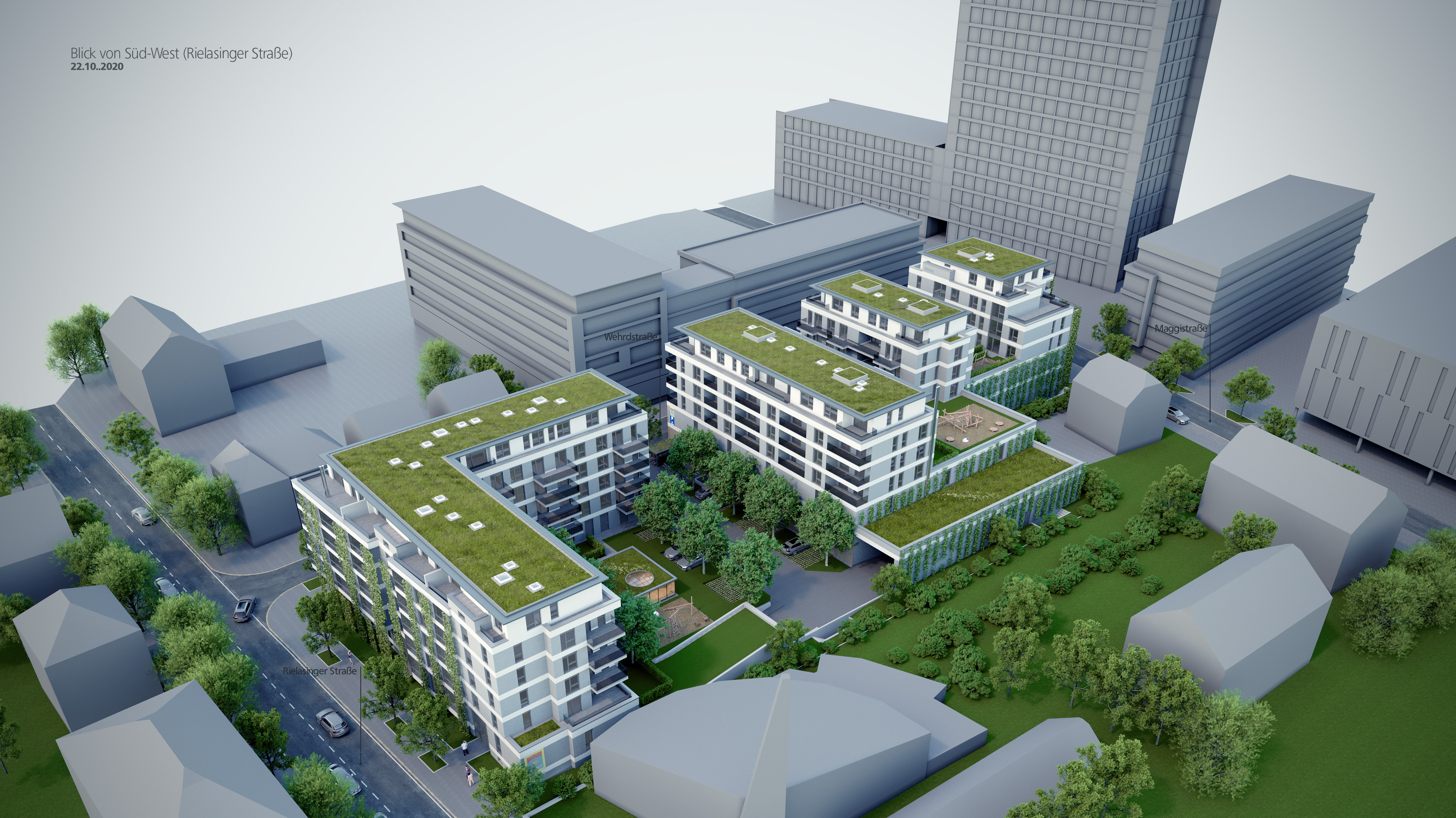 Wehrdstraße Singen – Gewerbeeinheit Rendering