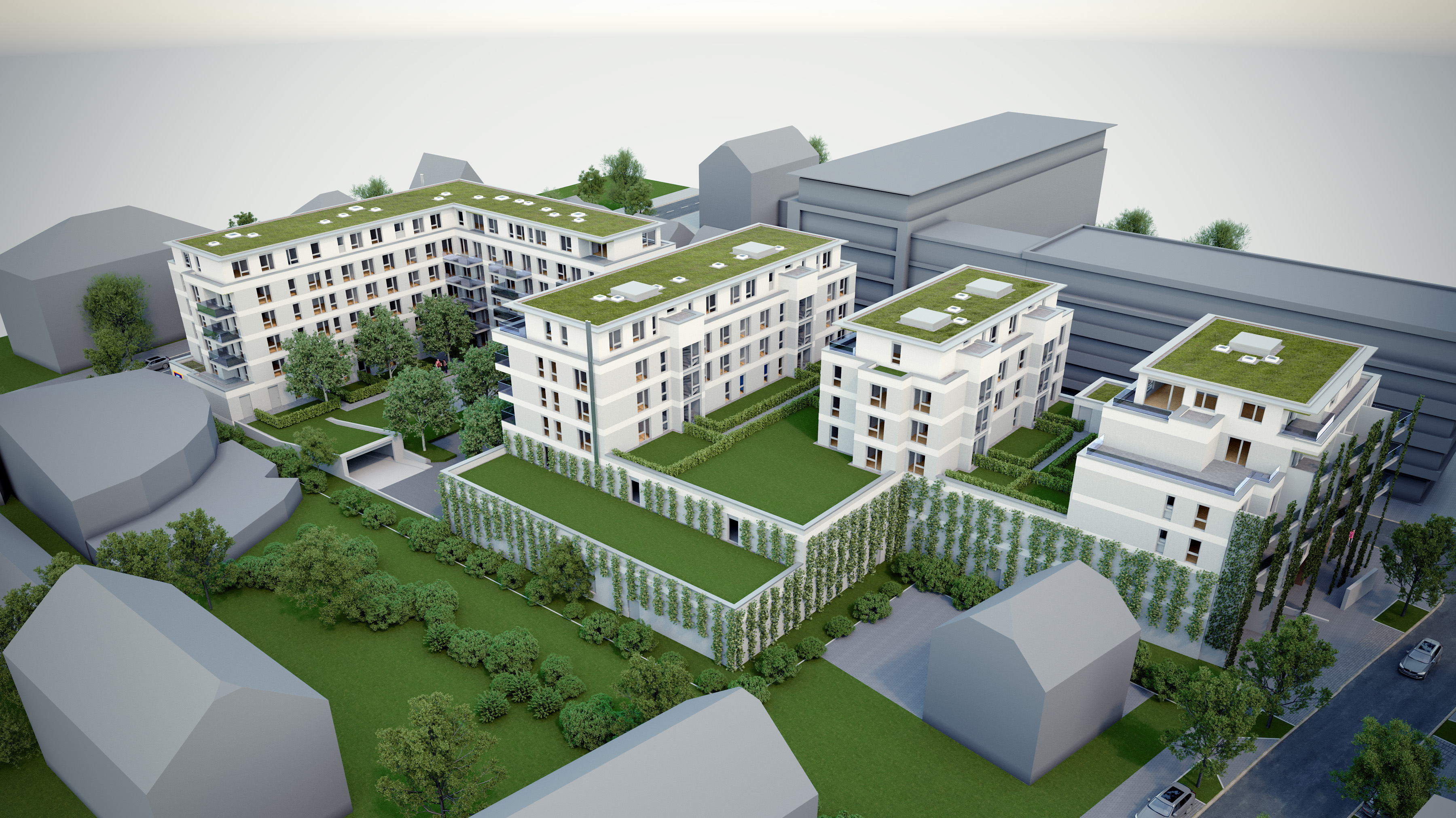 Wehrdstraße Singen – Gesamtansicht Rendering